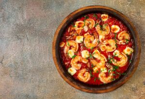 Shrimps in Tomato & Feta Cheese